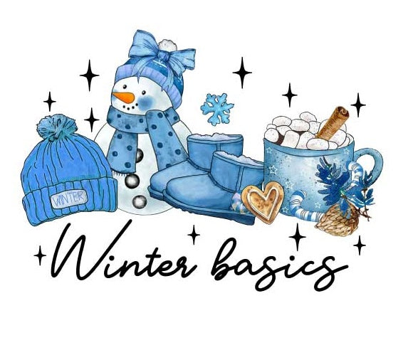 Motiv " Winter Basics Blau" ArtNr.: WQW
